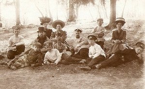 Семья на Древлянке. 1914 год