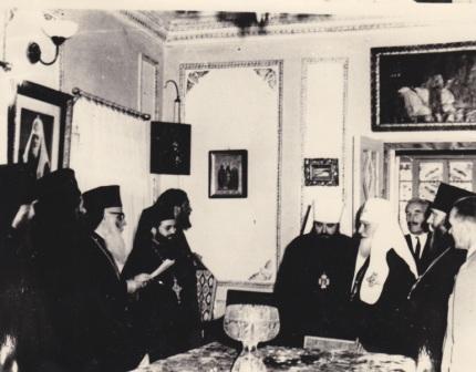 Встреча с делегацией Поместной Православной Церкви. 1966. Одесса.