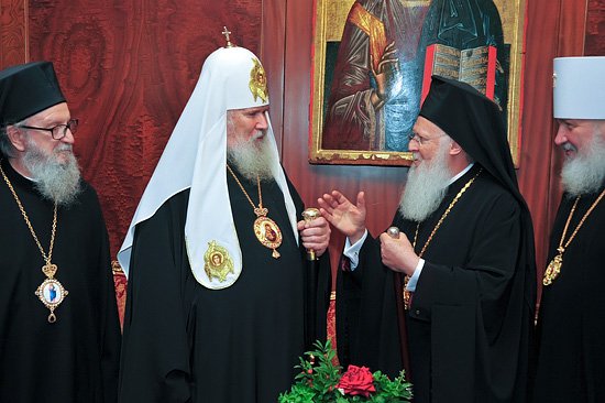 Патриарх Варфоломей и Патриарх Алексий Встреча глав и представителей поместных Православных Церквей в Стамбуле
